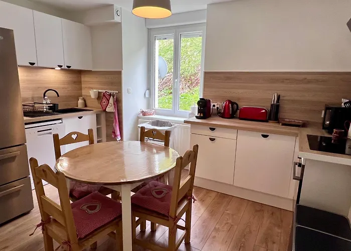 2 A 8 Personnes Style Avec Garage Prive Et Jardin Apartmán